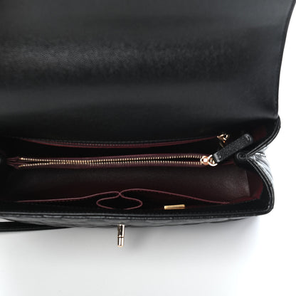 Chanel Caviar Quilted Small Coco Handle Flap Black 5 of 9