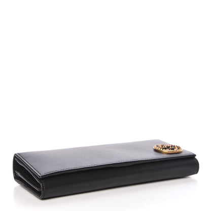 Gucci Calfskin Interlocking G Chain Wallet Black 4 of 12