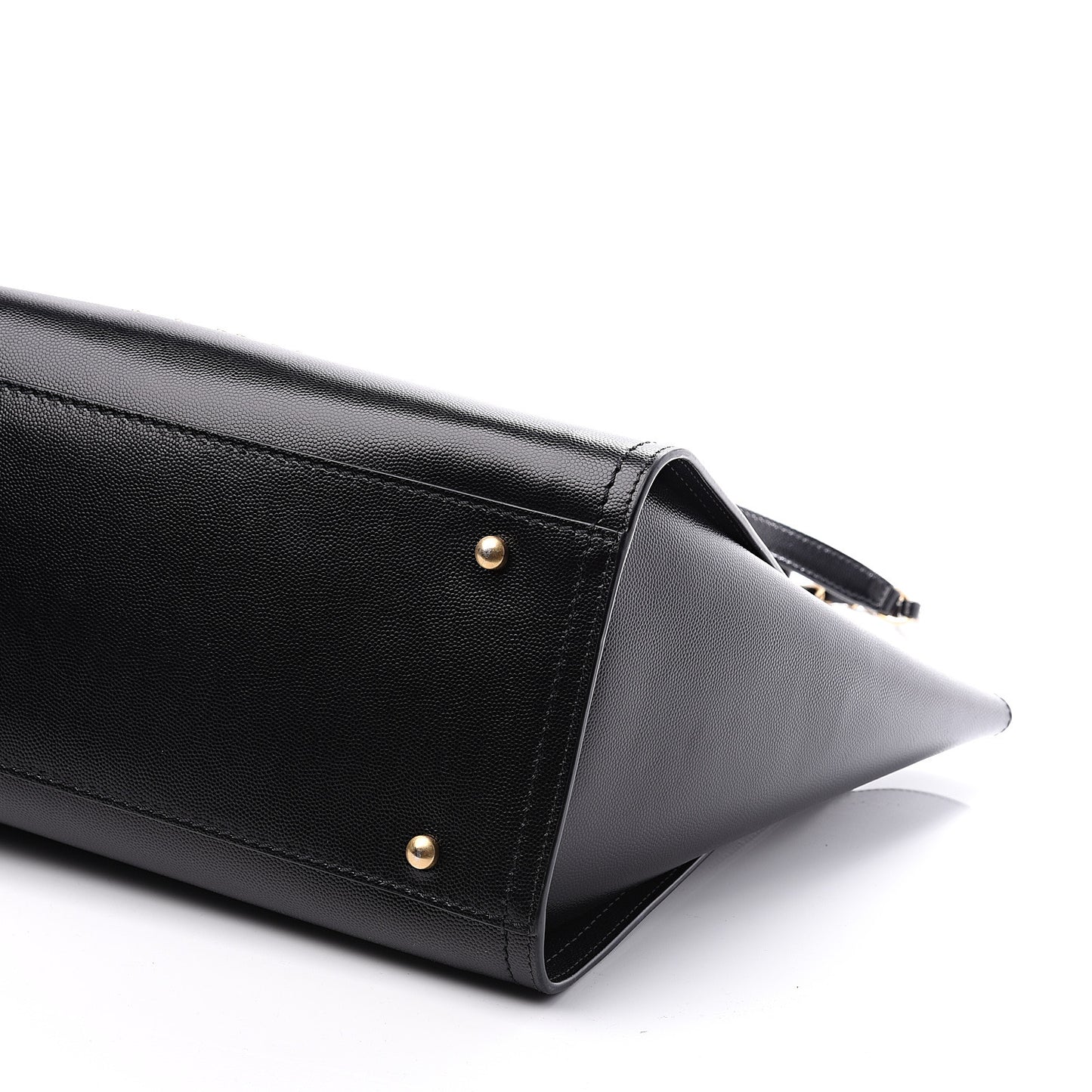Caviar Small Studded Deauville Tote Black