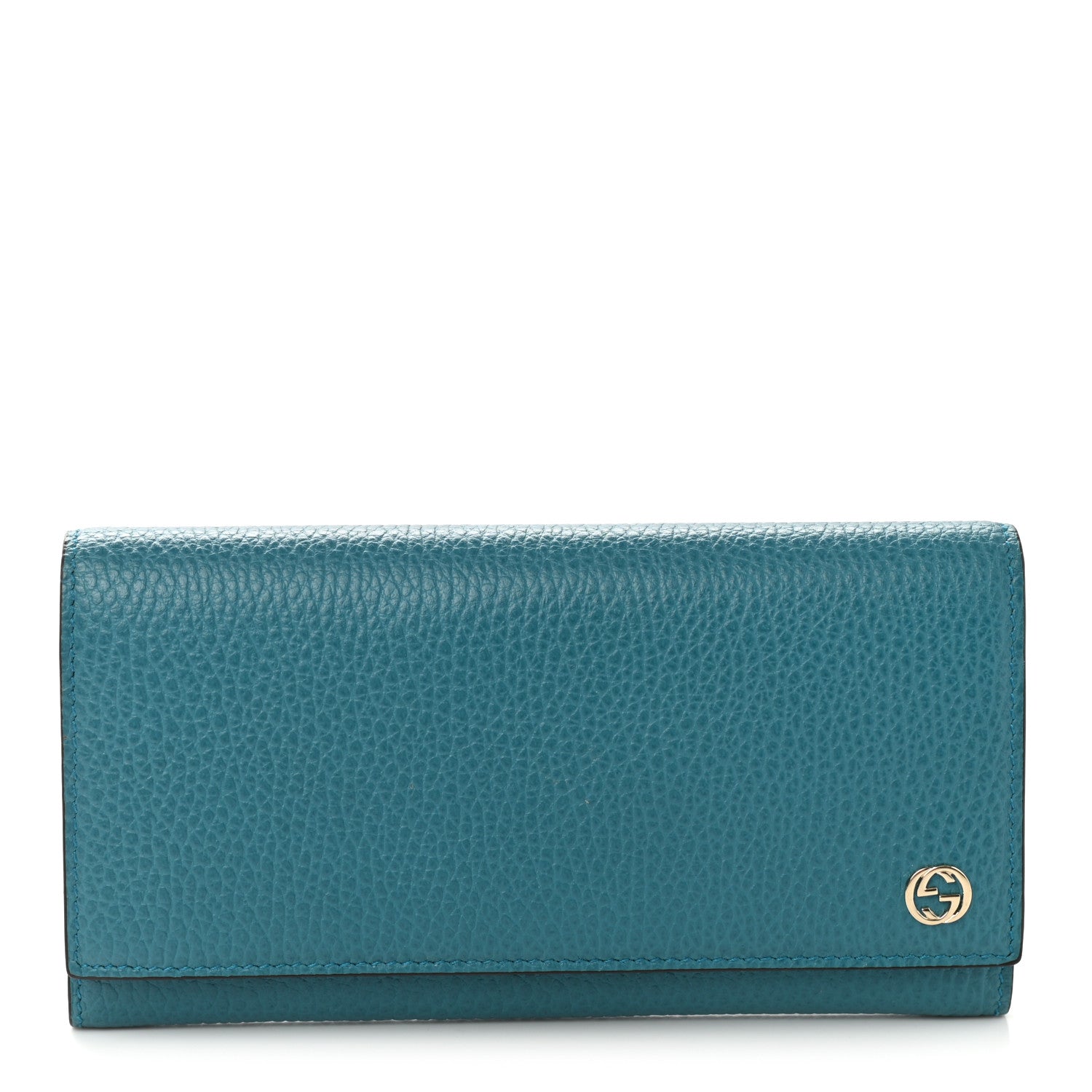 Gucci Dollar Calfskin Interlocking G Continental Wallet Deep Cobalt 1 of 9