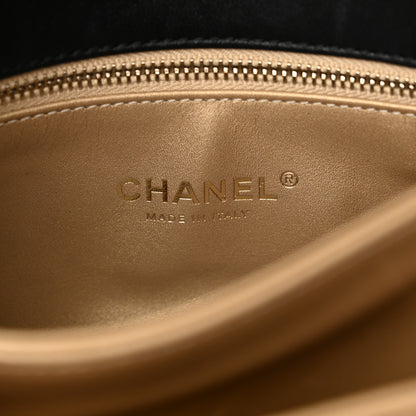 Chanel Lambskin Quilted Mini Medallion Multi Chain Flap Black 6 of 10