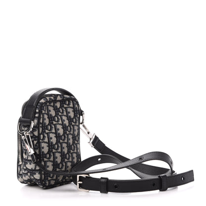 Christian Dior Oblique Crossbody Bag Blue 3 of 10