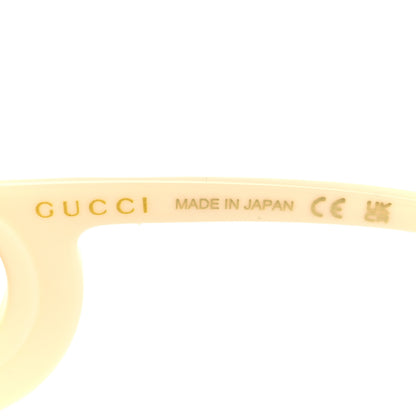 Gucci Acetate Rectangle Frame Sunglasses GG1326S White 5 of 8