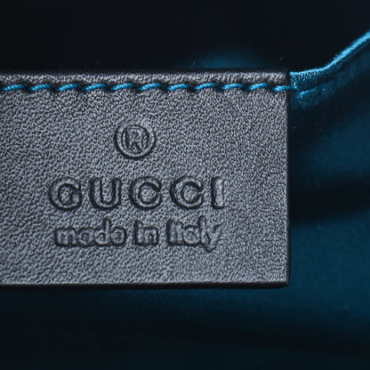 Gucci Suede Patent Web GG Small Ophidia Dome Shoulder Bag Black 6 of 9