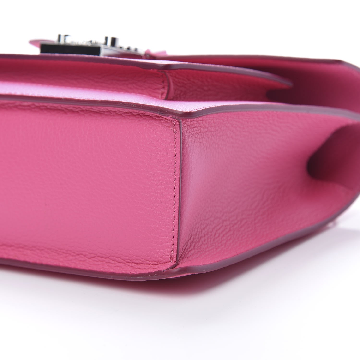 MCM Grained Calfskin Small Patricia Satchel Sugar Pink 10 of 10
