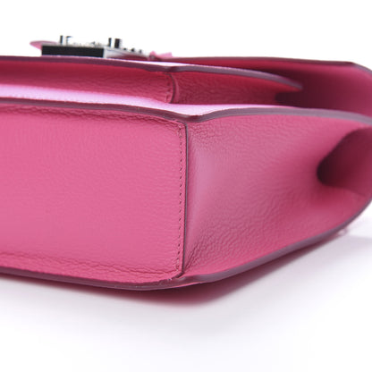 MCM Grained Calfskin Small Patricia Satchel Sugar Pink 10 of 10