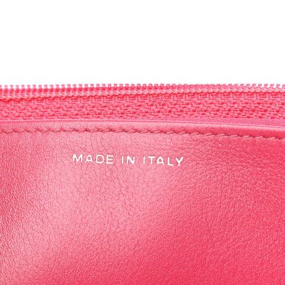 Chanel Patent Camellia Embossed Wallet on Chain WOC Rose 8 of 11
