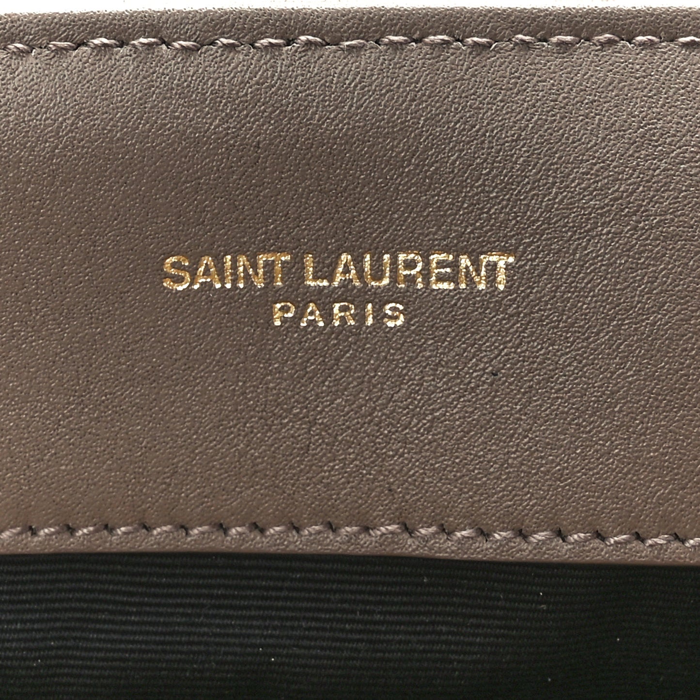 Suede Y Quilted Monogram Medium Loulou Chain Satchel Taupe