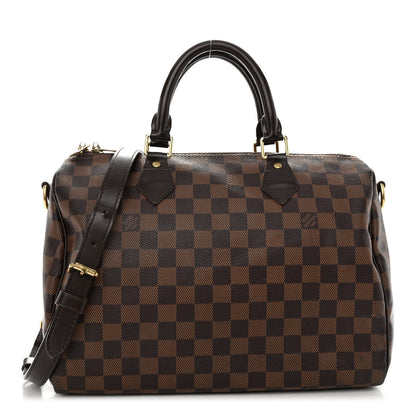 Louis Vuitton Damier Ebene Speedy Bandouliere 30 3 of 11