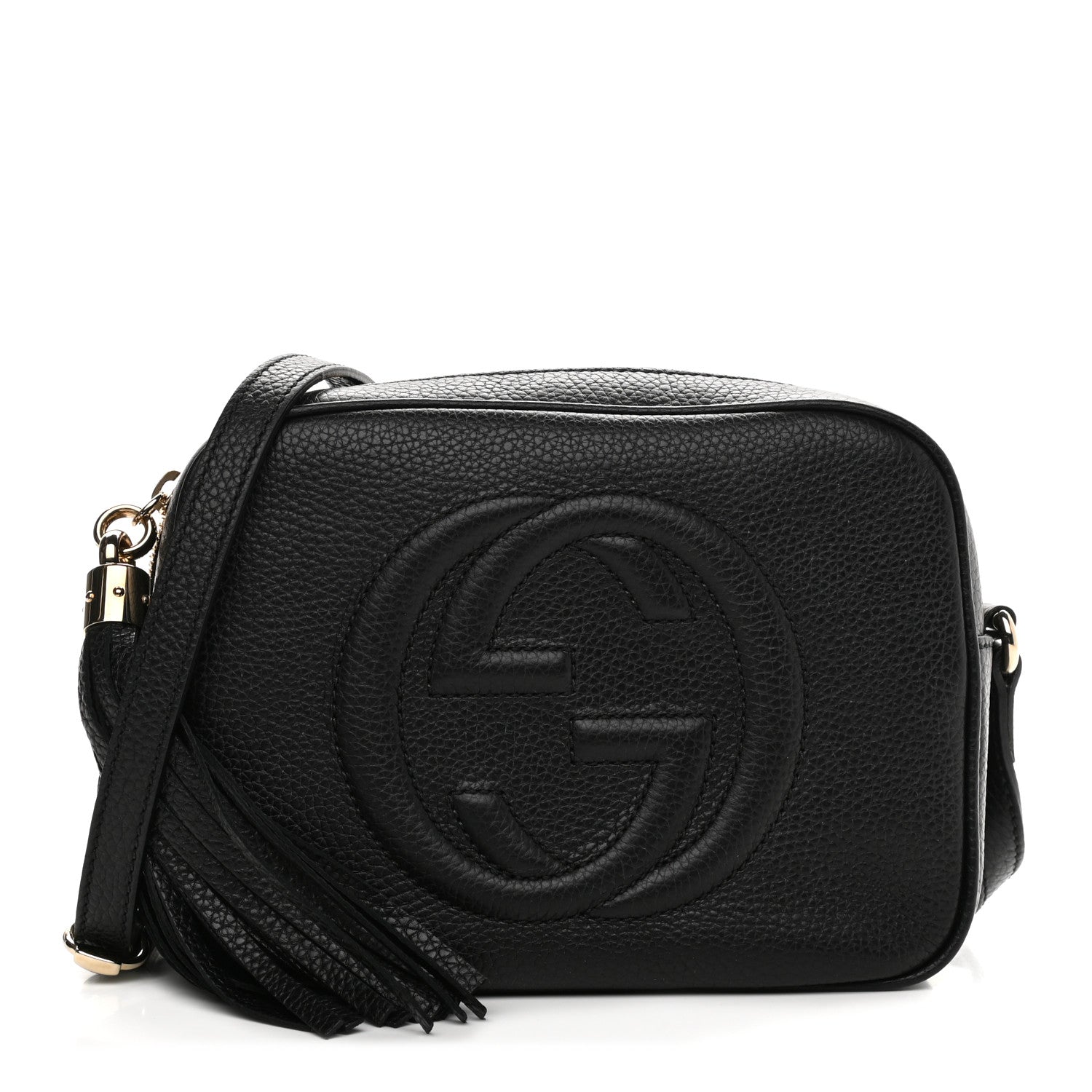 Gucci Pebbled Calfskin Small Soho Disco Bag Black 1 of 9