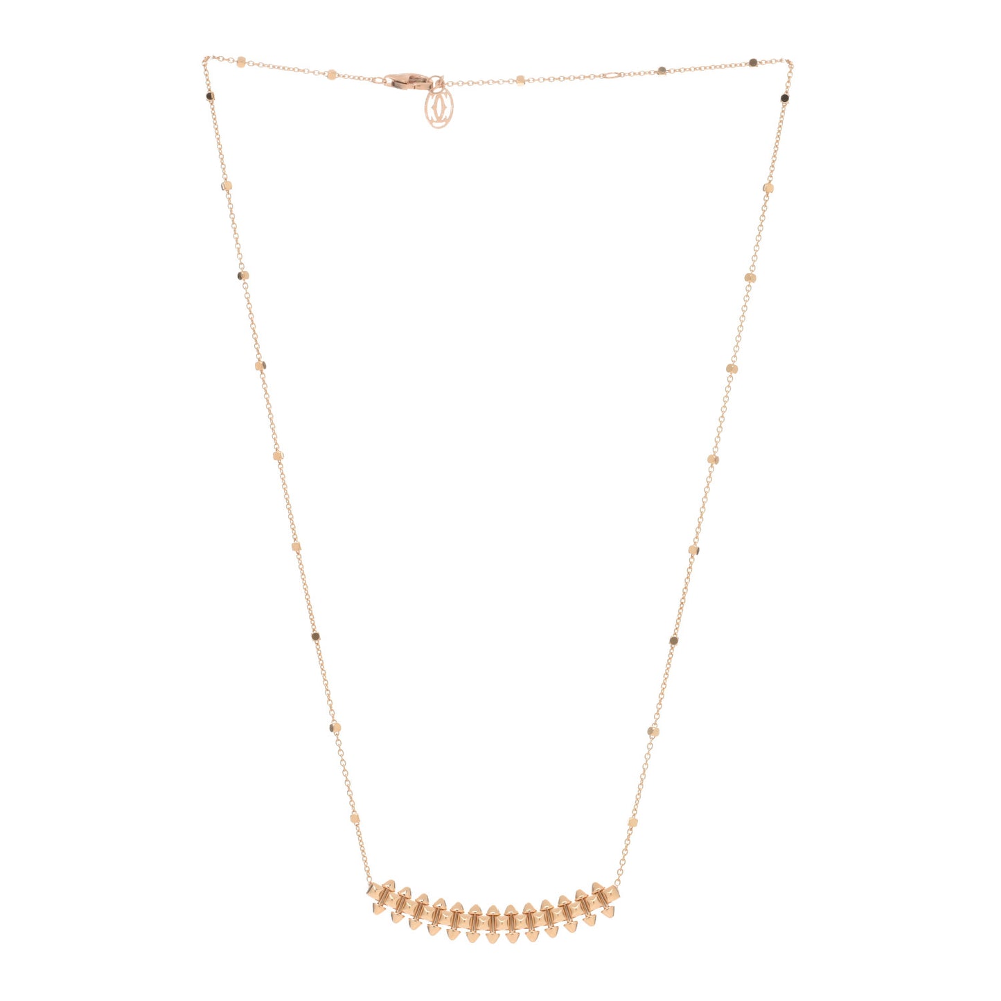 18K Pink Gold Small Clash de Cartier Necklace