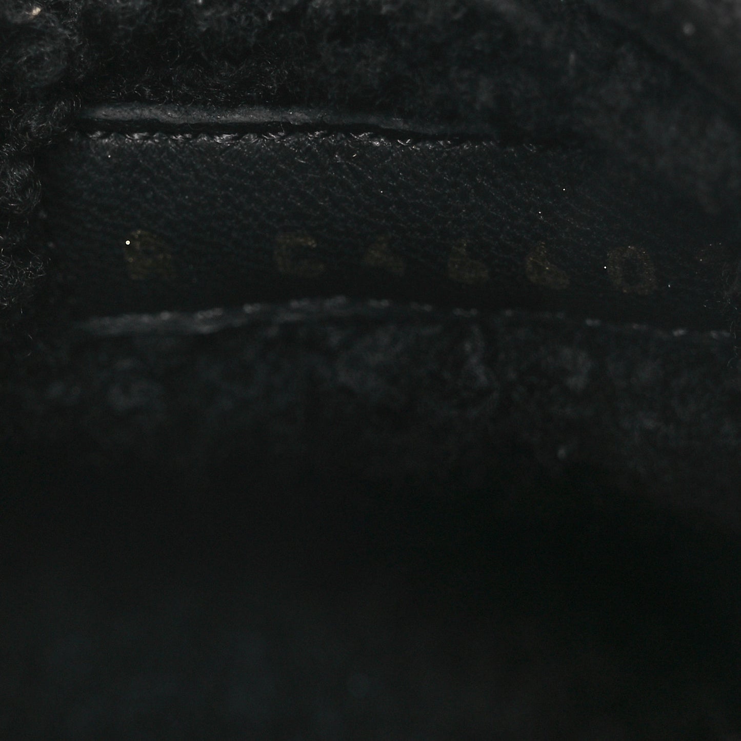 Suede Calfskin CC Slingback Loafers 37.5 Black
