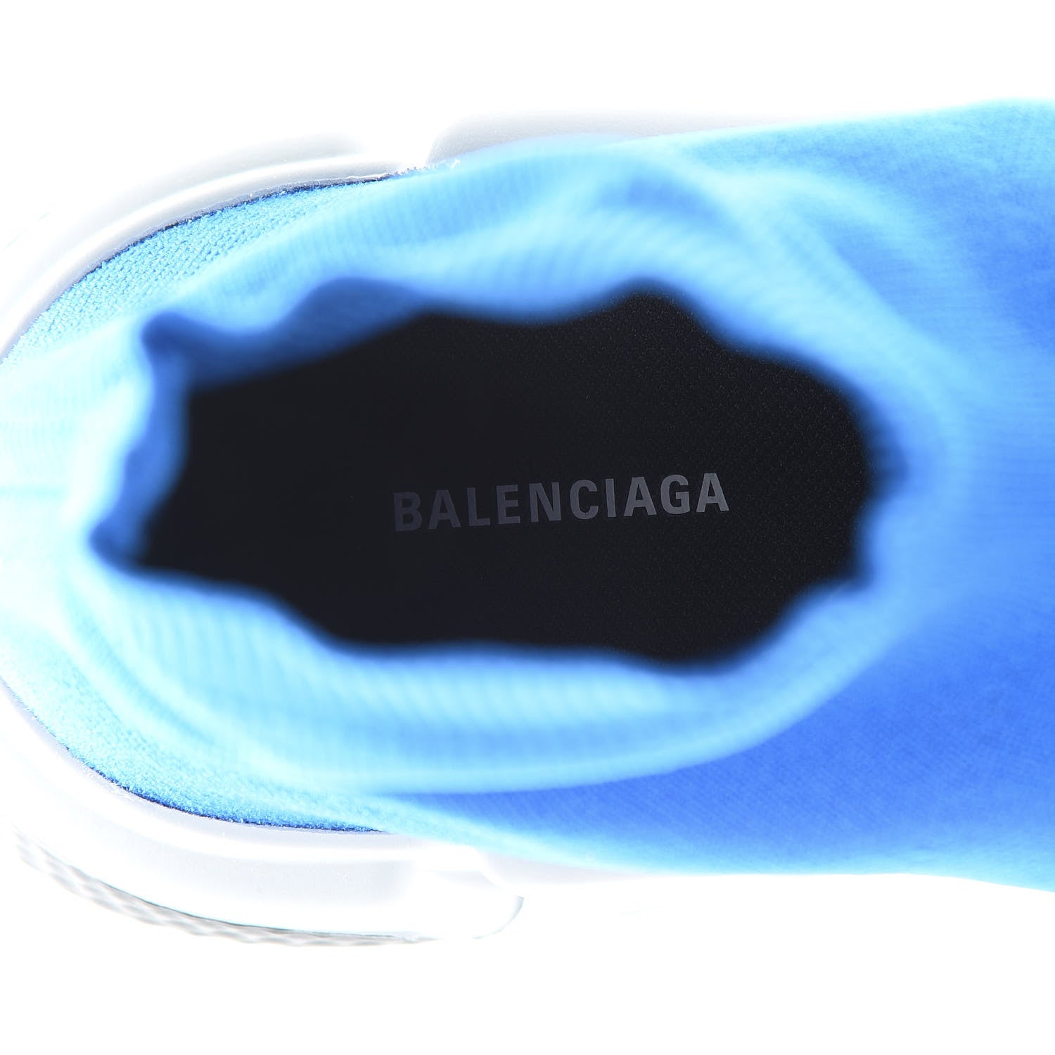 Balenciaga Neoprene Knit Mens Speed Sneakers 39 Bleu 7 of 8