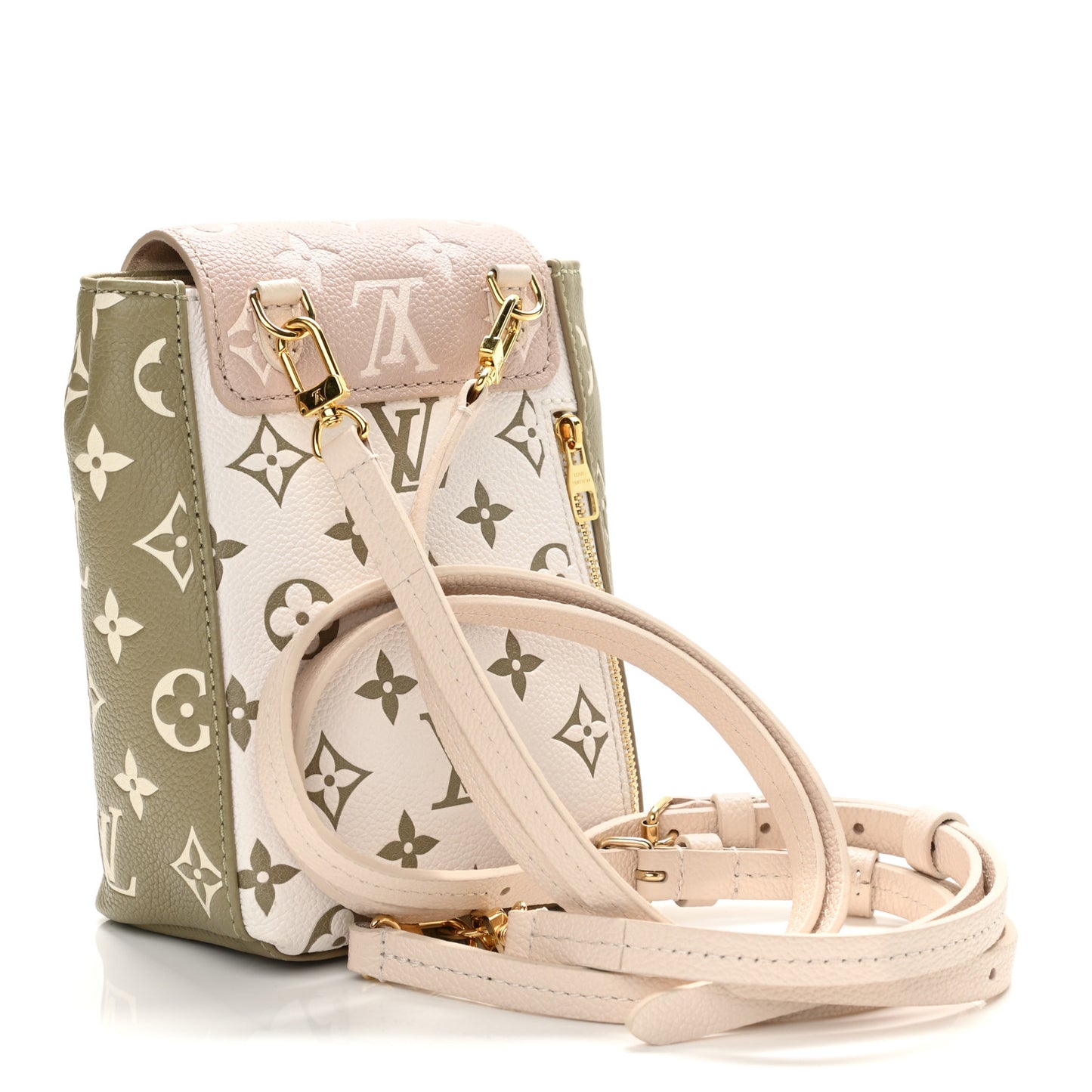 Empreinte Monogram Spring In The City Tiny Backpack Kaki Beige Cream