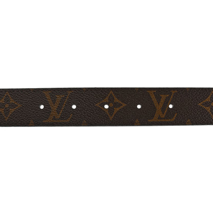 Louis Vuitton Calfskin Monogram 30mm LV Initiales Reversible Belt 85 34 Black 5 of 13