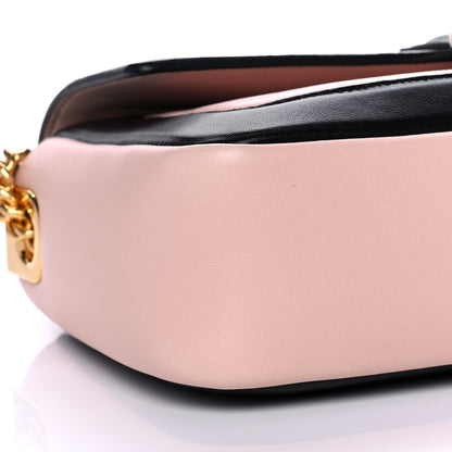 Fendi Nappa Apolo Bi-Color Chain Baguette Rosa Quarzo Black 9 of 13