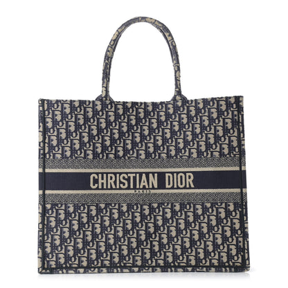 Christian Dior Oblique Book Tote Blue Multicolor 1 of 11