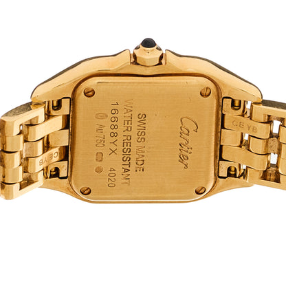 Cartier 18K Yellow Gold 22mm Panthere Double Loop Quartz Watch 4 of 4