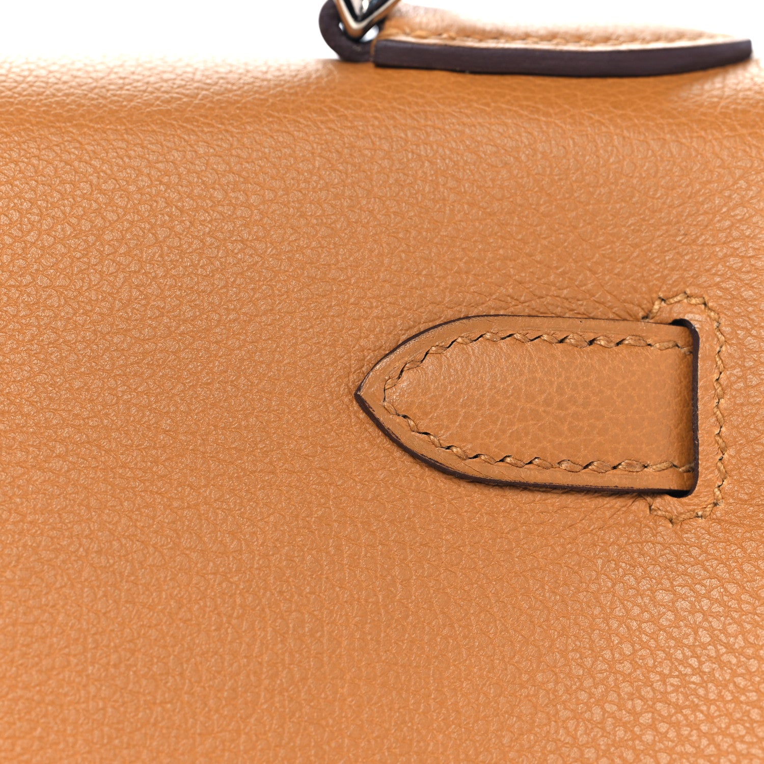 Hermes Evercolor Verso Kelly Retourne 28 Caramel Rose D'Ete 9 of 36