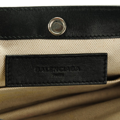 Balenciaga Cotton Canvas Pochette Crossbody Bag Black 6 of 7