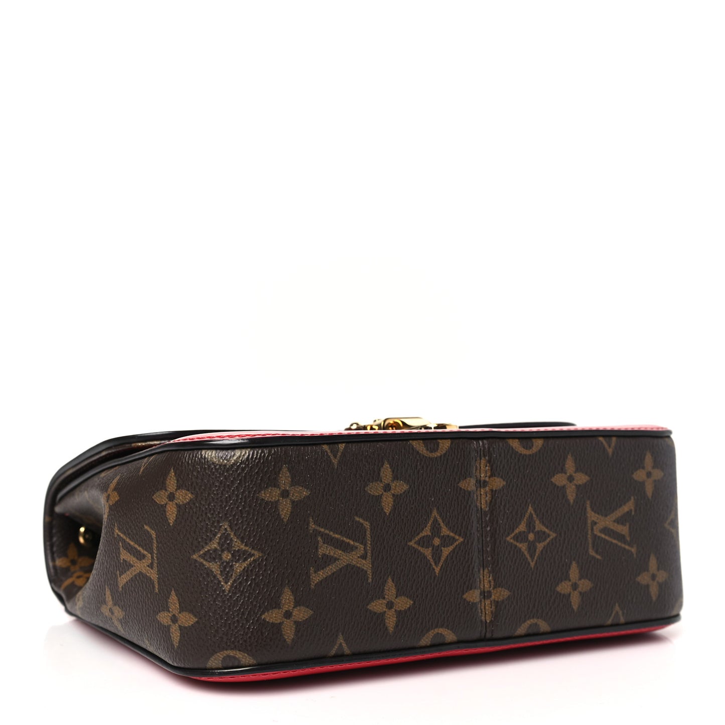Patent Calfskin Monogram Cherrywood BB Scarlet