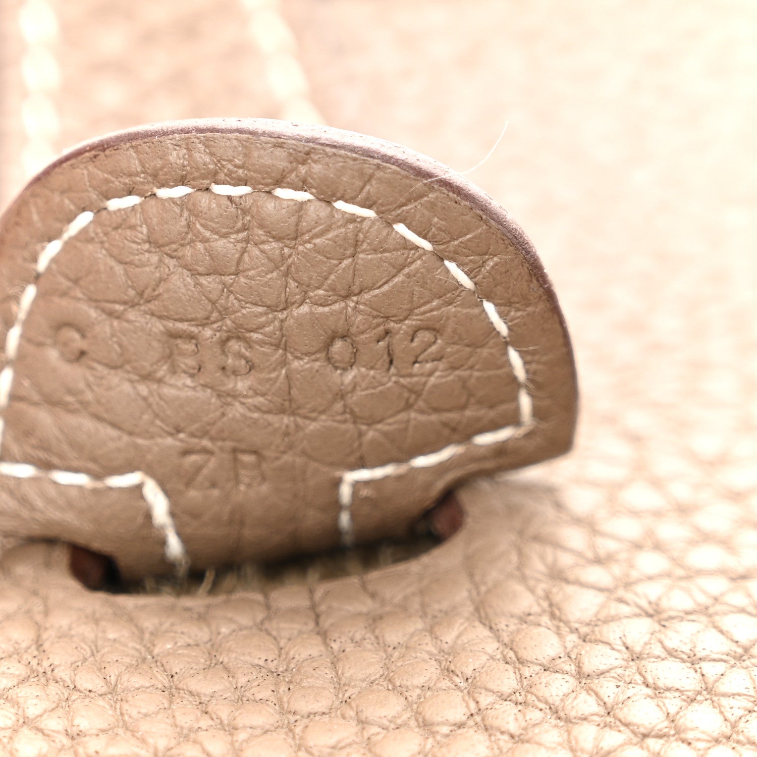 Hermes Taurillon Clemence Evelyne III PM Etoupe 7 of 10