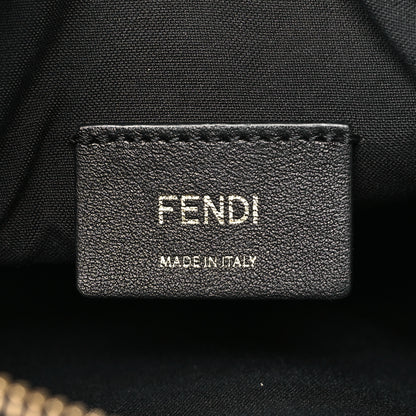 Fendi Vitello Century Bi-Color FF 1974 Embossed Mini Camera Case Maya Black 6 of 11