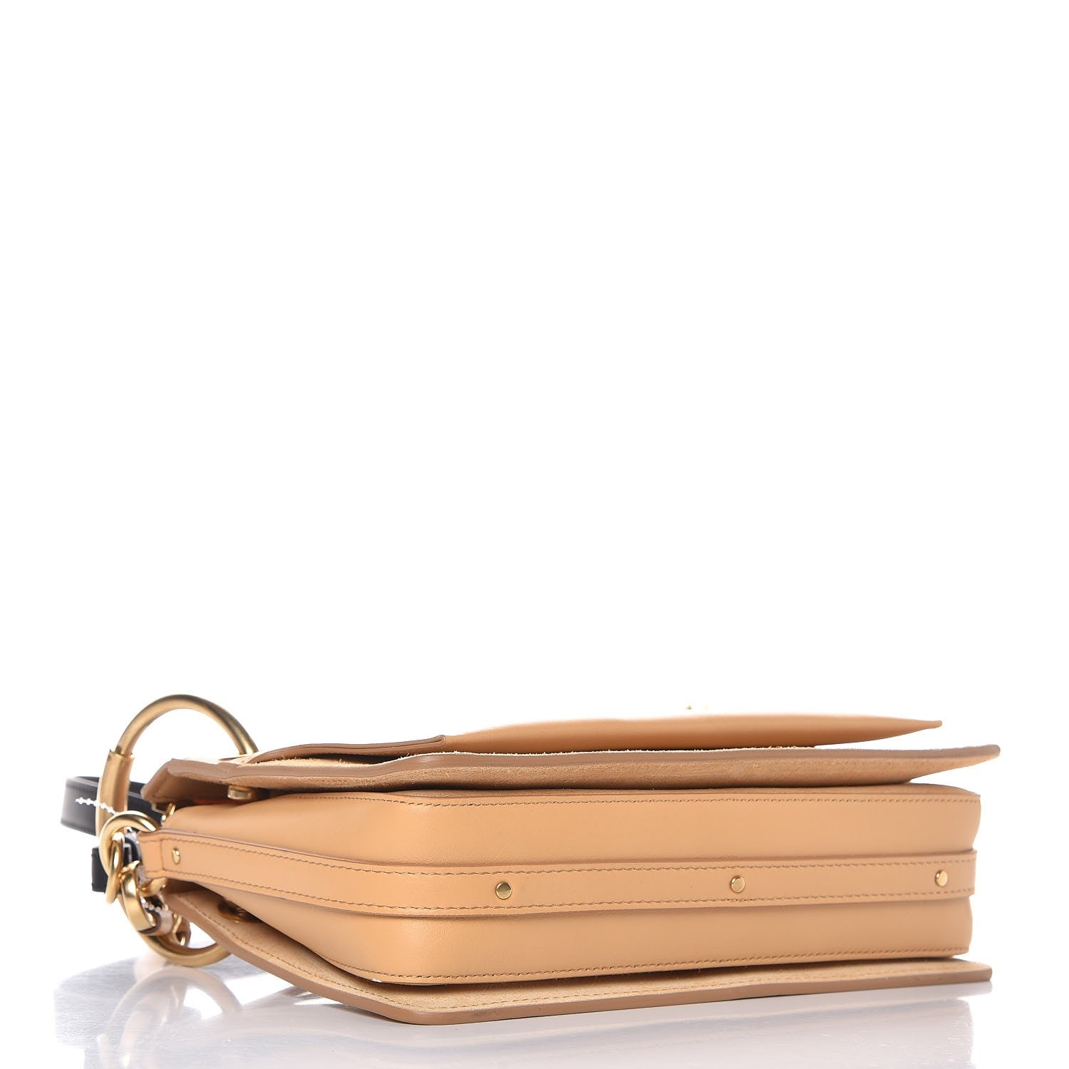 Chloe Calfskin Suede Small Roy Bag Bleached Brown 5 of 8