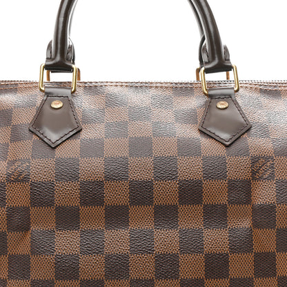 Louis Vuitton Damier Ebene Speedy 30 7 of 9