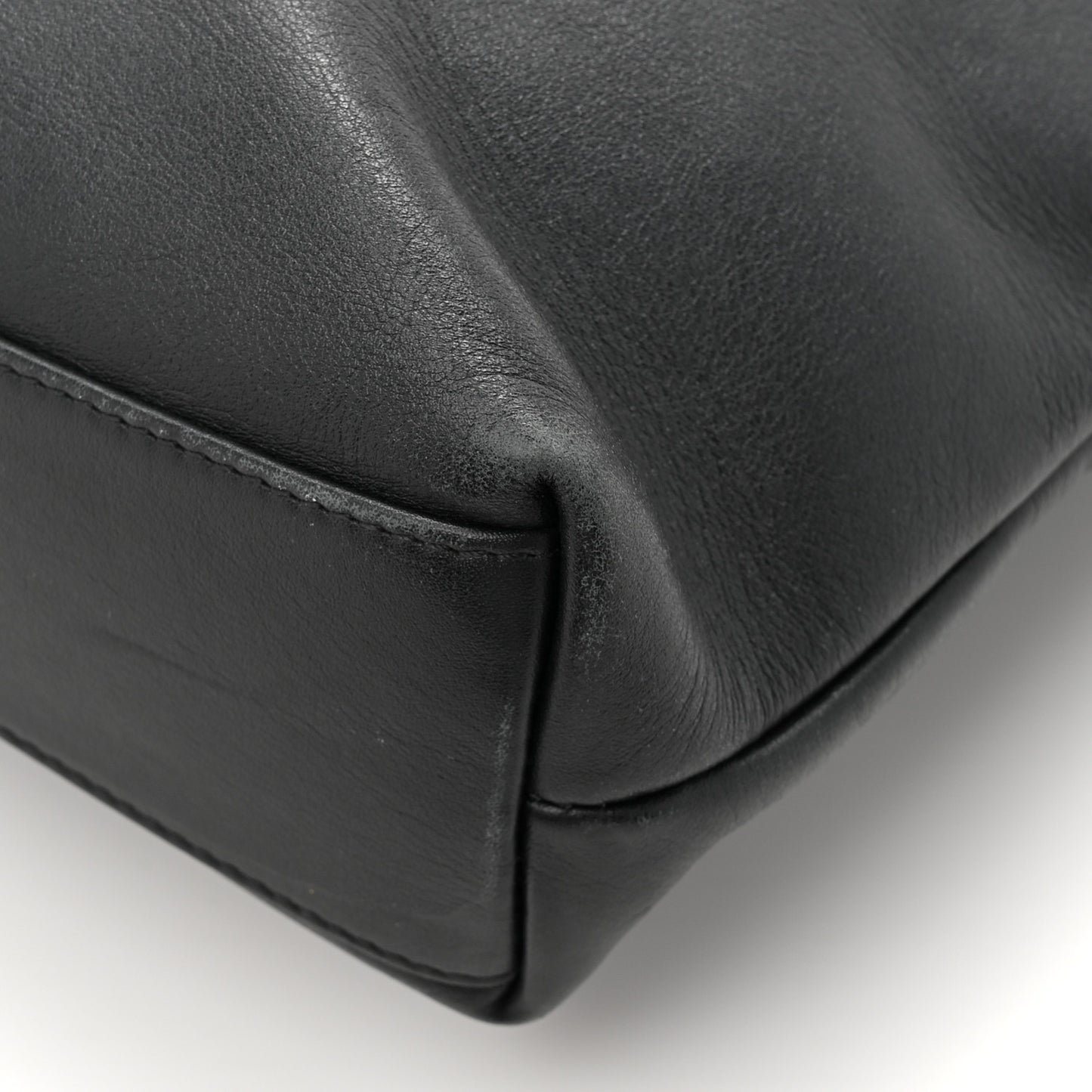 Calfskin Chain 20s Signature Tote Black