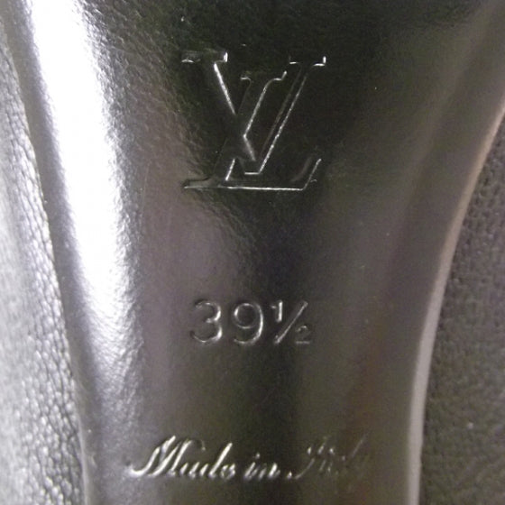 Louis Vuitton Grained Leather Queen Ankle Boots 6 of 8