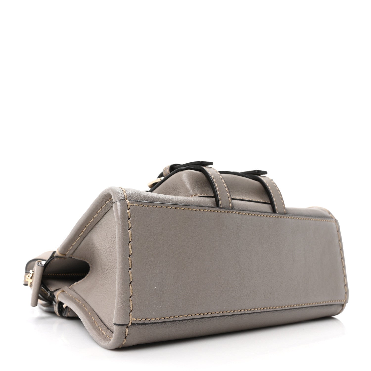 Chloe Buffalo Mini Edith Bag Cashmere Grey 4 of 10