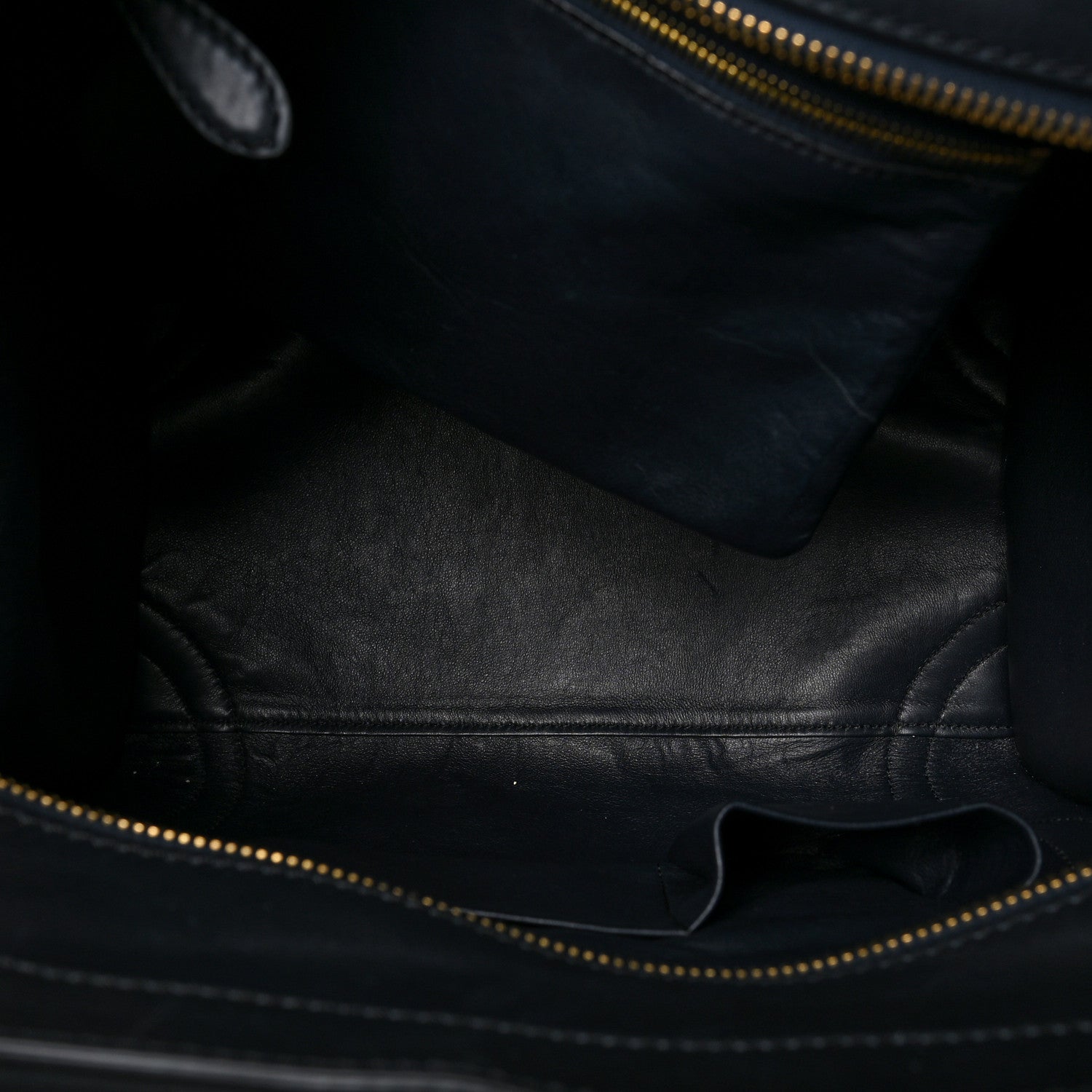 Celine Nubuck Smooth Calfskin Medium Luggage Black 5 of 8