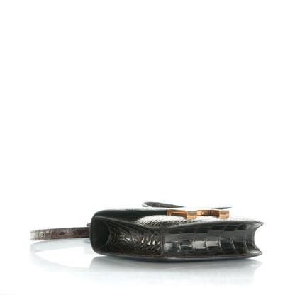 Hermes Shiny Alligator Micro Constance 14 Ebene 4 of 8