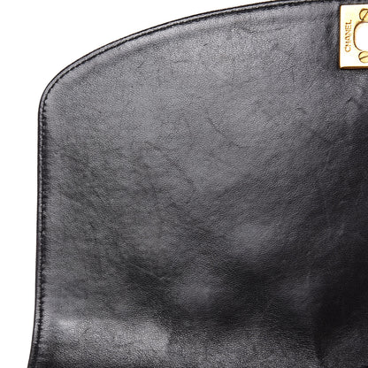 Chanel Lambskin Quilted Medium Single Flap Black 17 of 18