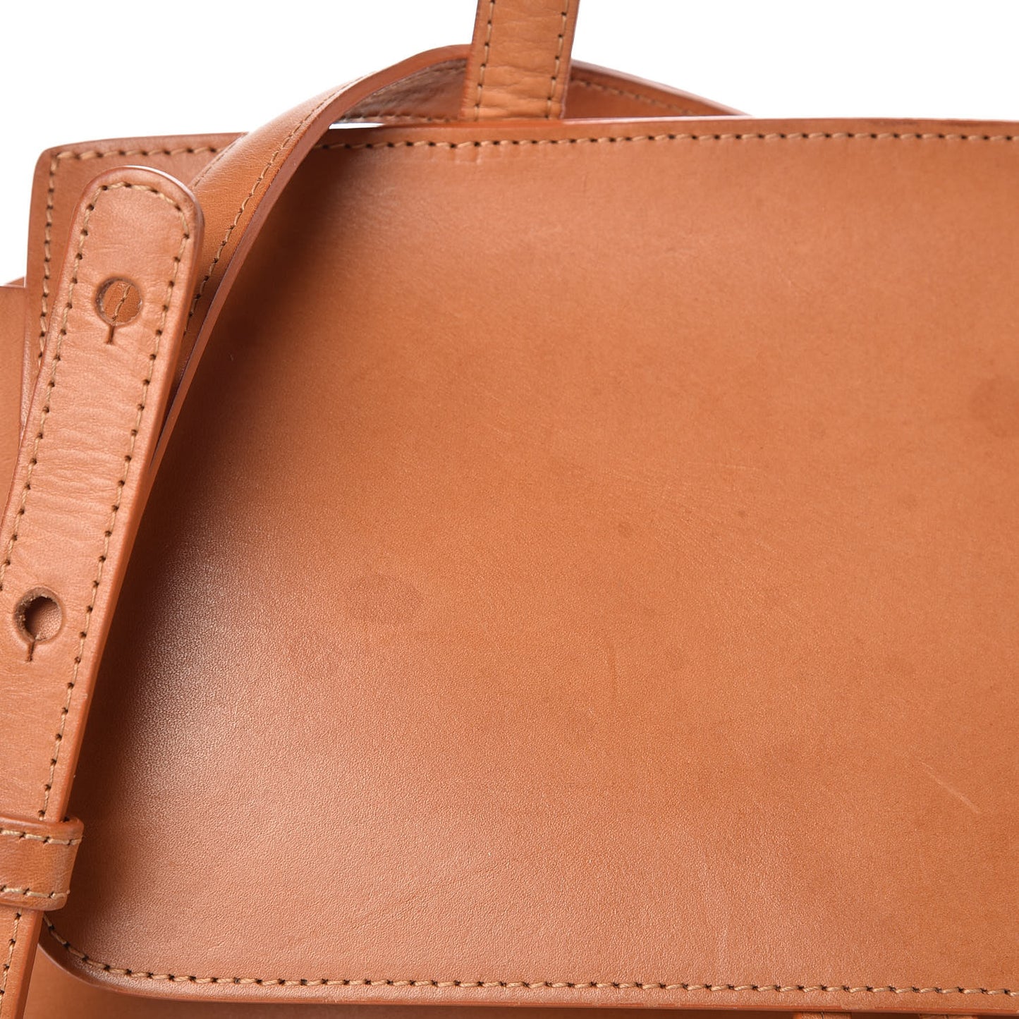 Calfskin Mini Lady Bag Camello Rosa