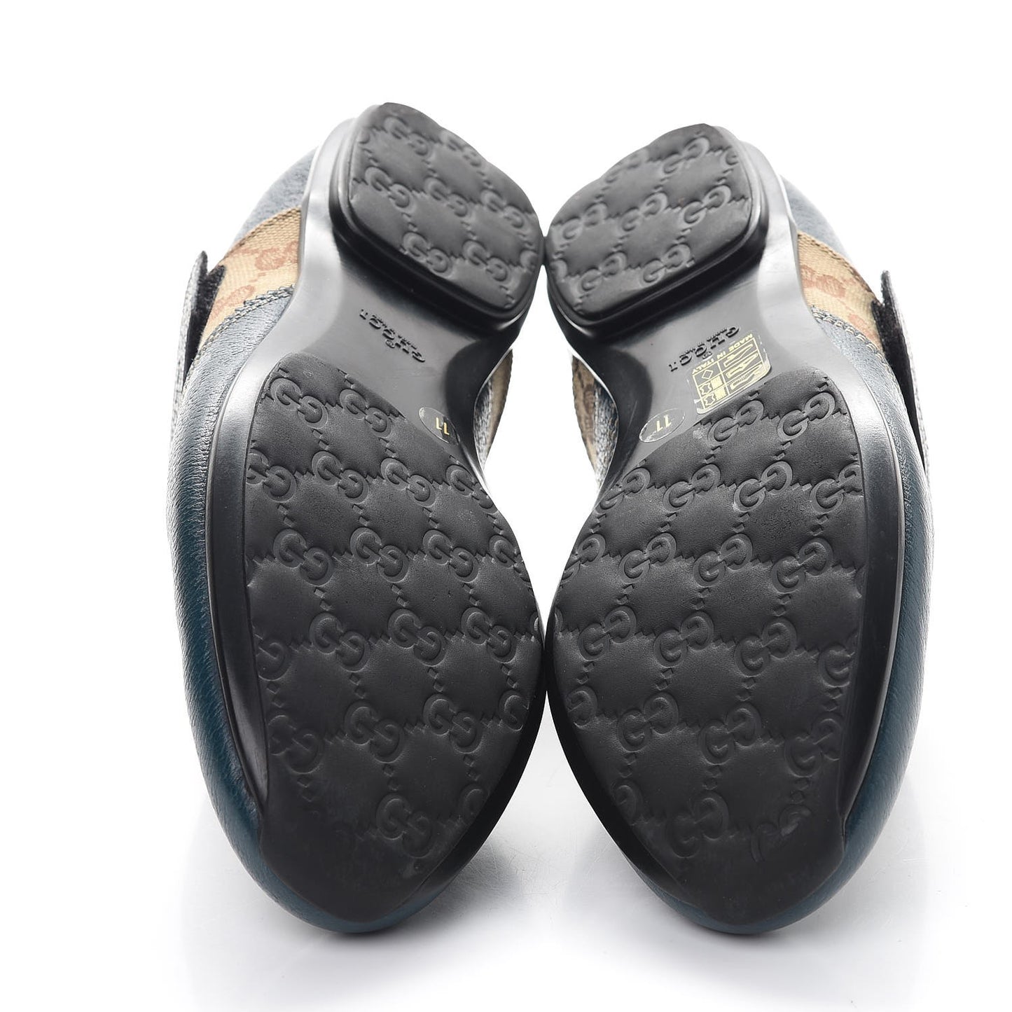 Monogram Velcro Sneakers 11 Blue