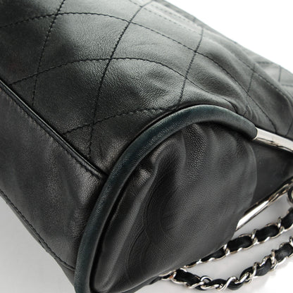 Chanel Lambskin Stitched Medium Ultimate Soft Tote Black 8 of 9