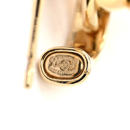 Chanel Bead CC Drop Earrings Gold 4 of 5