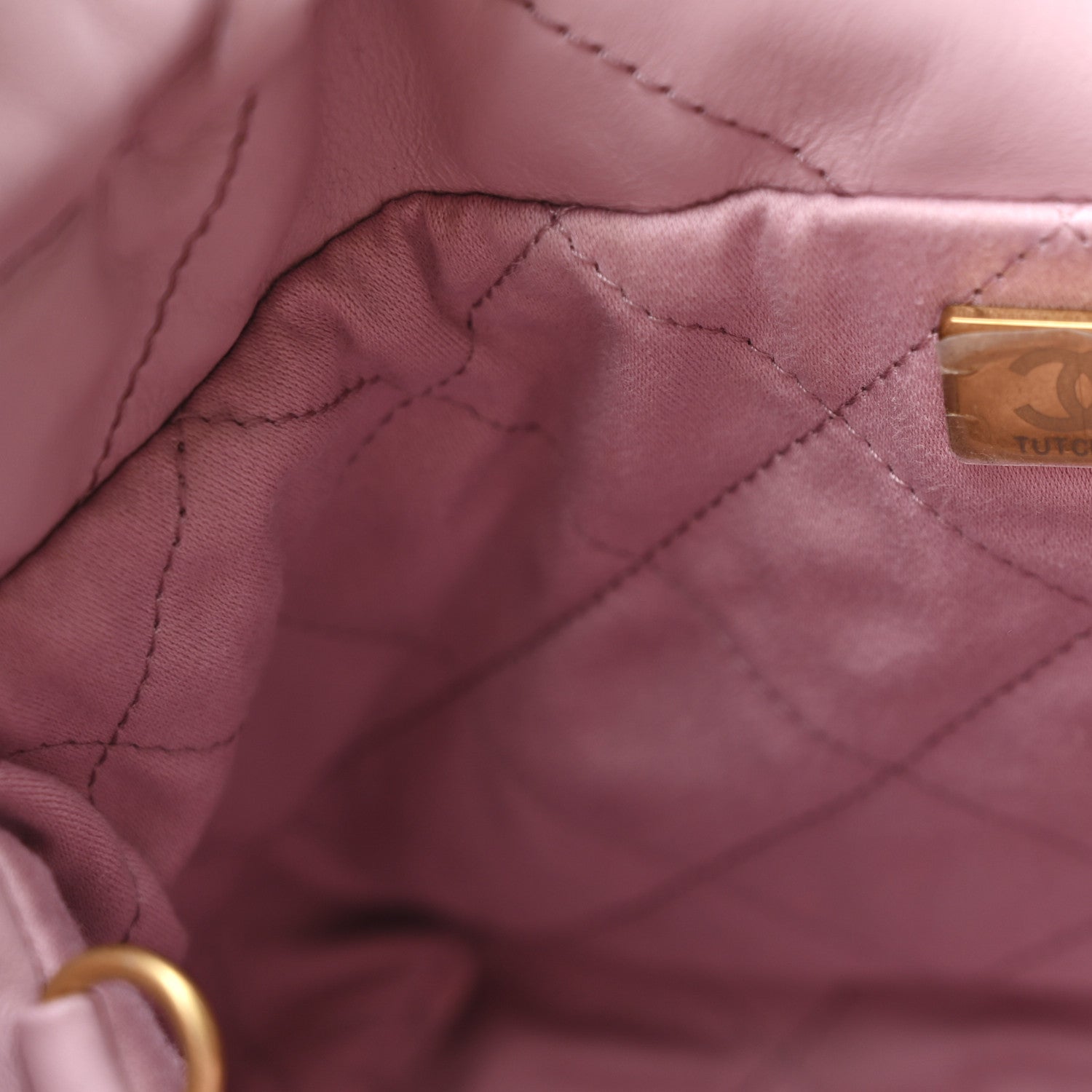 Chanel Shiny Calfskin Quilted Mini Chanel 22 Pink 7 of 10