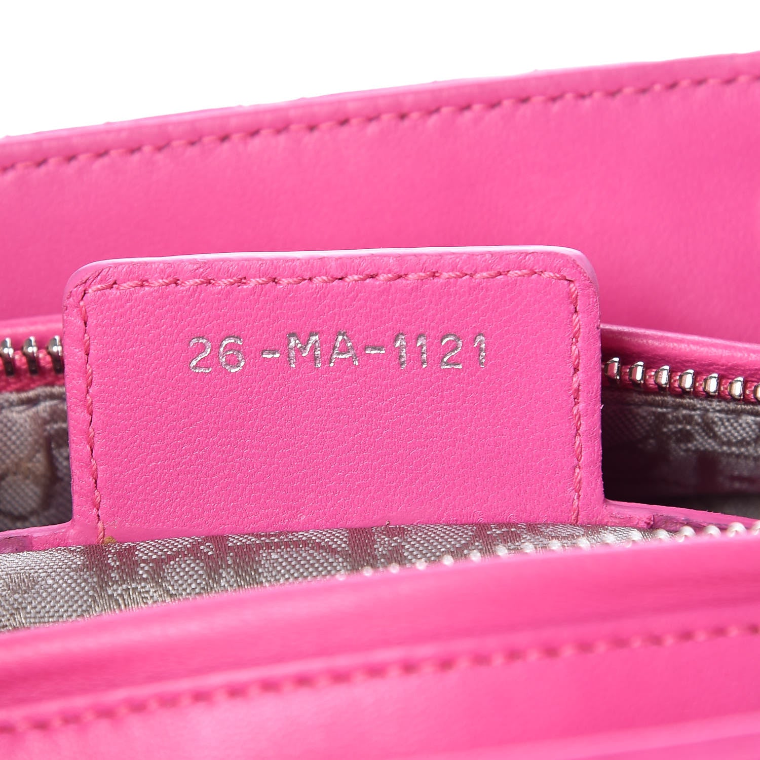 Christian Dior Lambskin Cannage Medium Lady Dior Pink 7 of 9