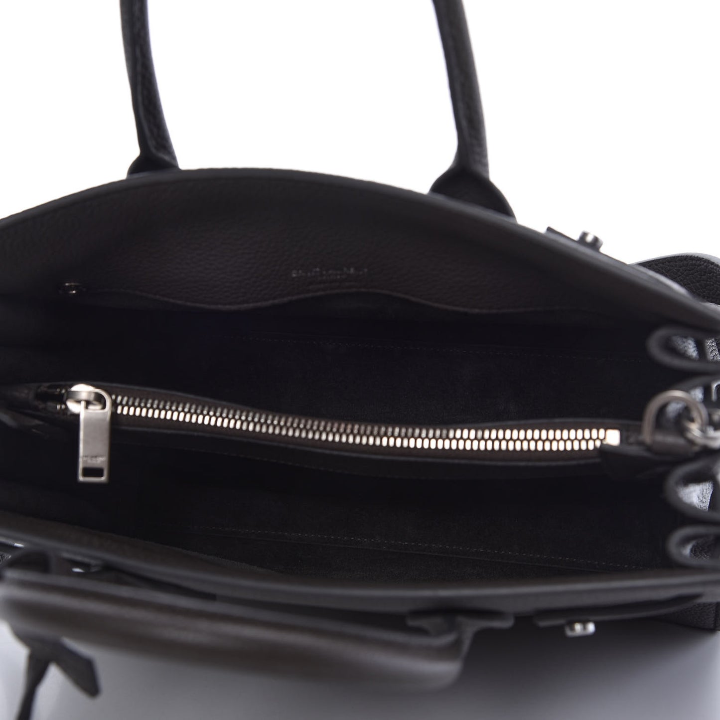 Grained Calfskin Baby Sac De Jour Supple Fog