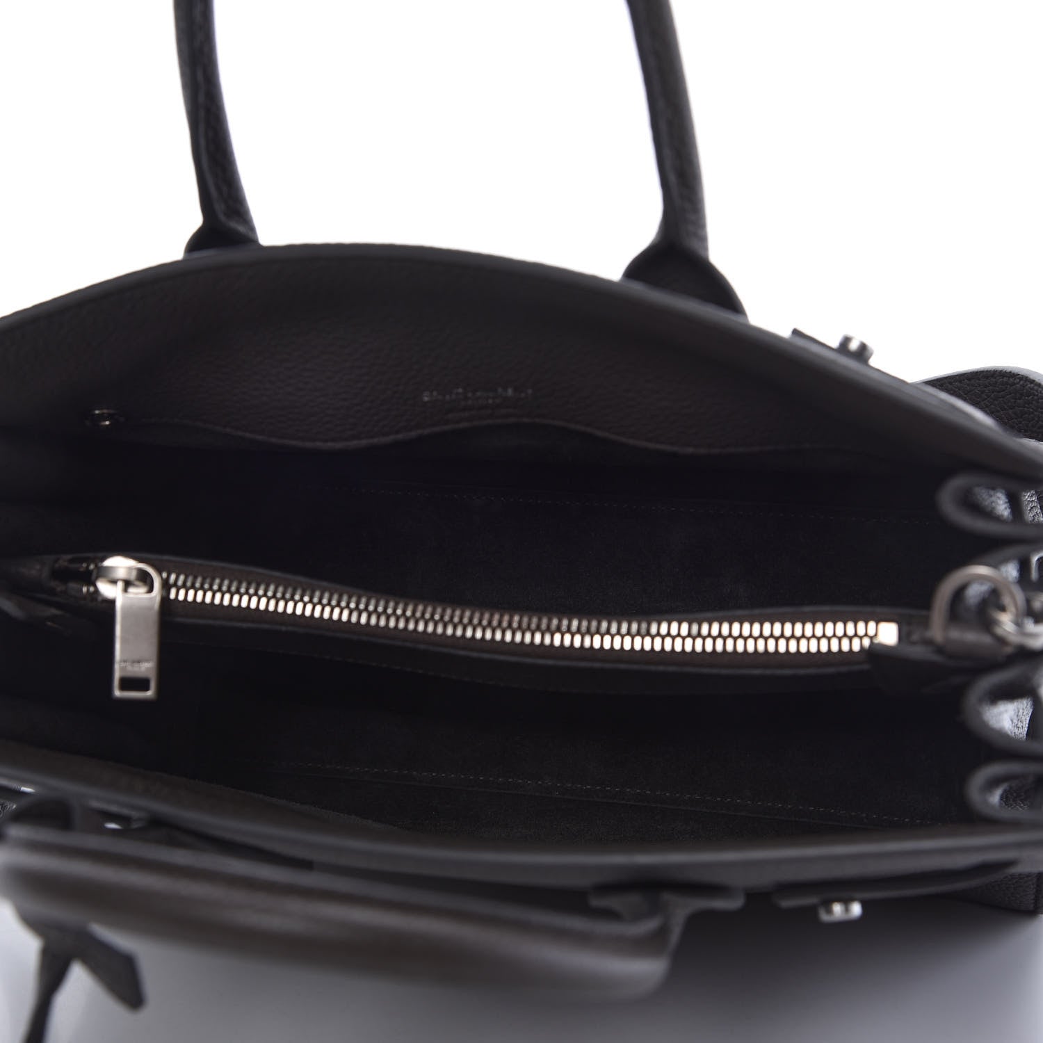 Saint Laurent Grained Calfskin Baby Sac De Jour Supple Fog 6 of 11