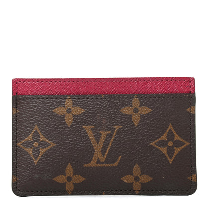 Louis Vuitton Monogram Card Holder Fuchsia 1 of 8