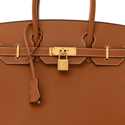 Hermes Epsom Birkin 30 Gold 7 of 9