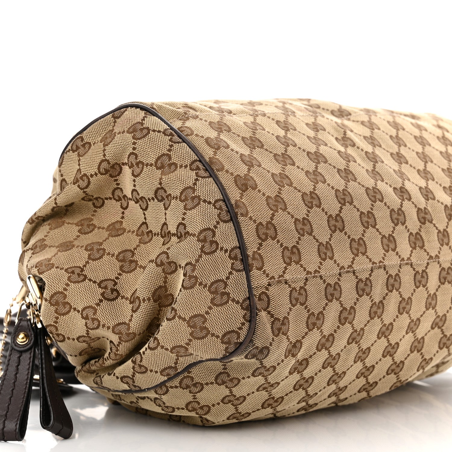 Gucci Monogram Medium Sukey Boston Bag Brown 9 of 16