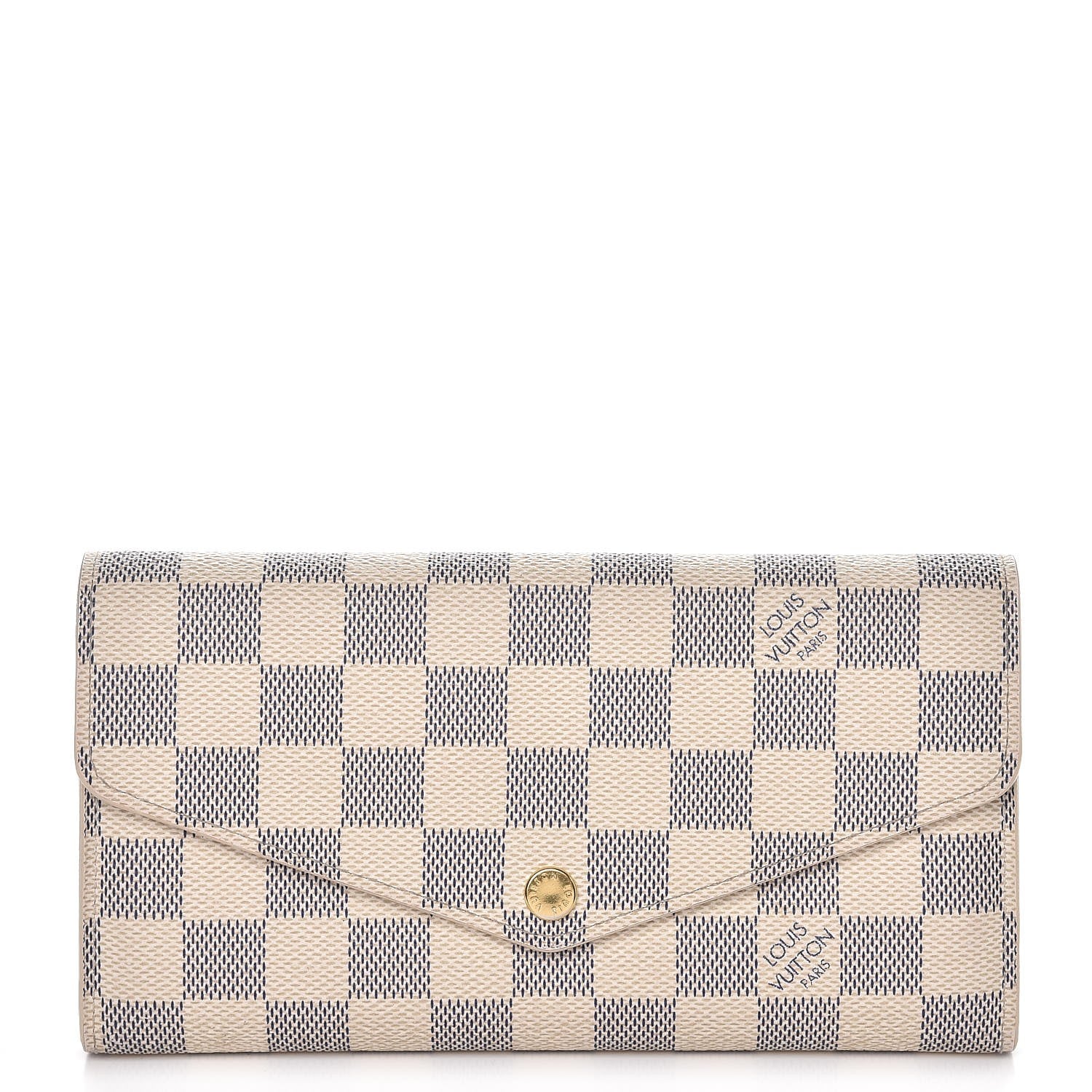 Louis Vuitton Damier Azur Sarah Wallet NM 1 of 8