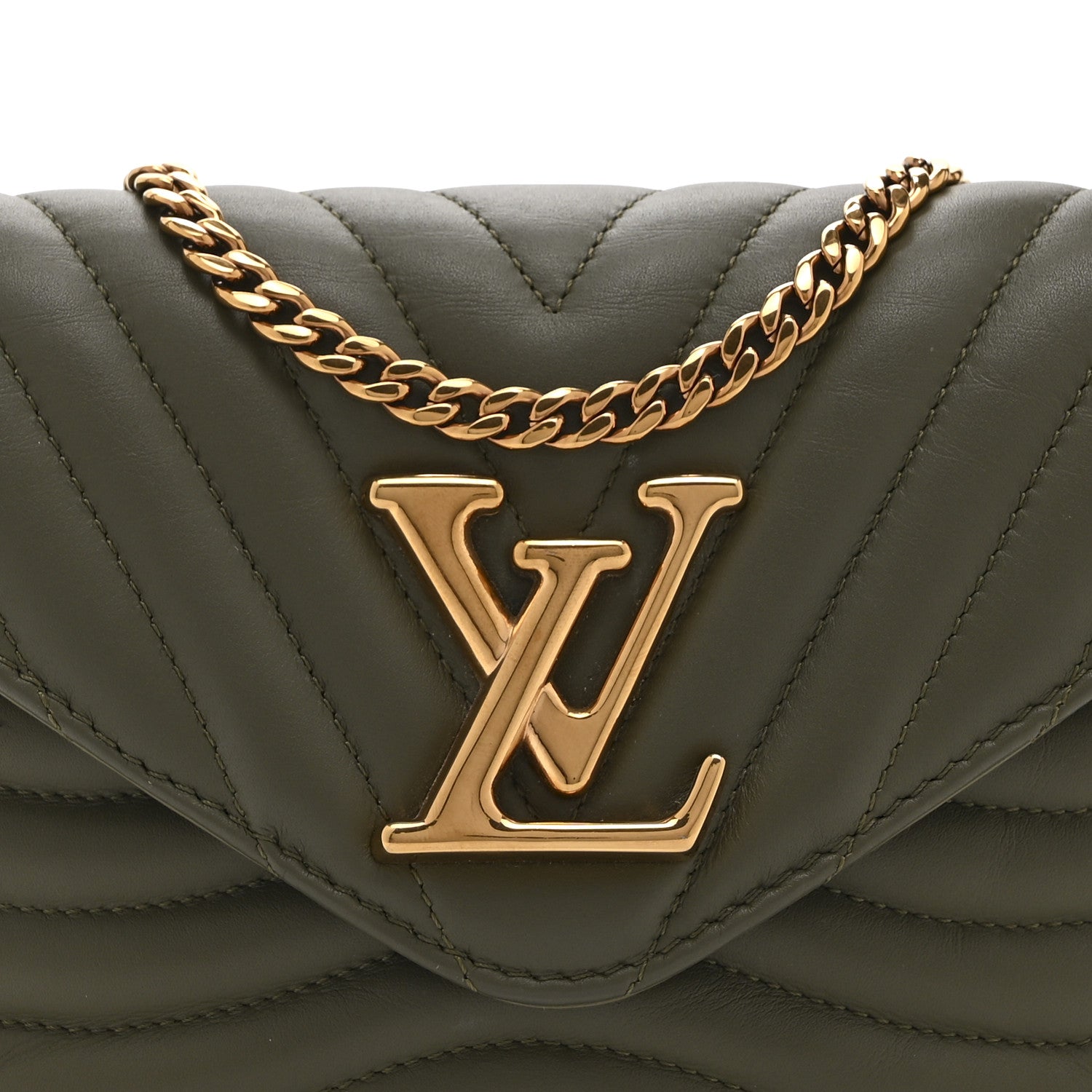 Louis Vuitton Calfskin New Wave Multi Pochette Kaki 8 of 10