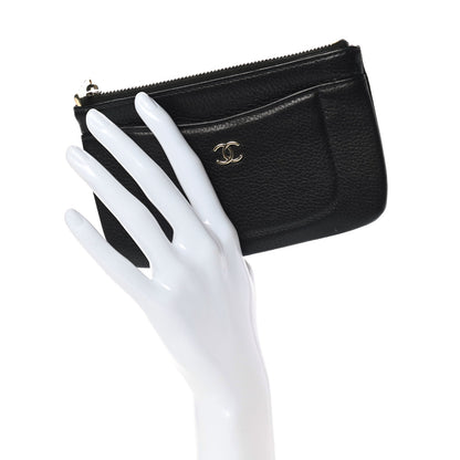 Chanel Grained Calfskin Small Neo Executive Cosmetic Case Black 2 of 7