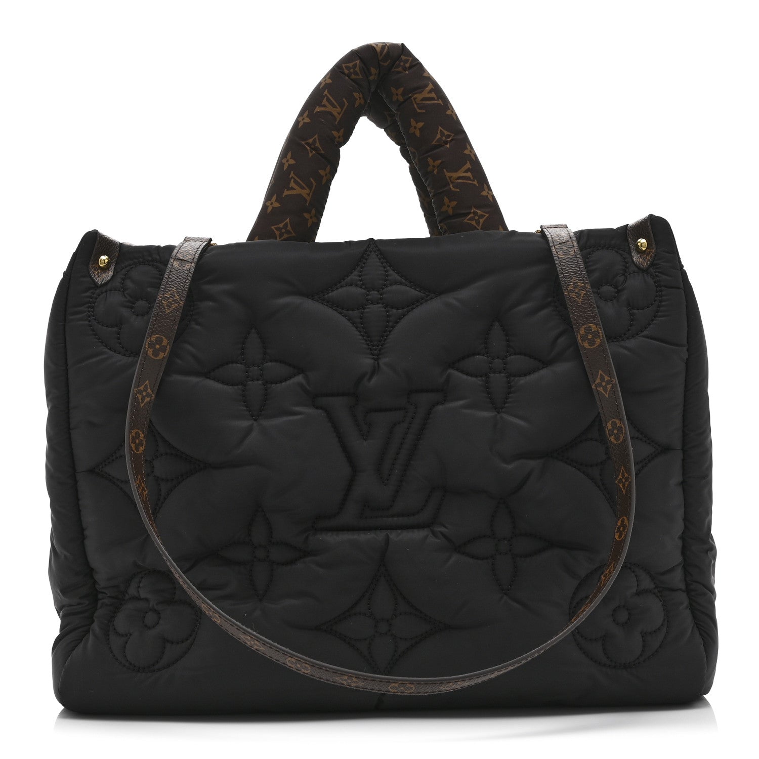 Louis Vuitton Econyl Monogram Pillow Giant Onthego MM Black 1 of 9